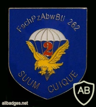 262nd Airborne Battalion,2nd Anti tank Company badge img8032
