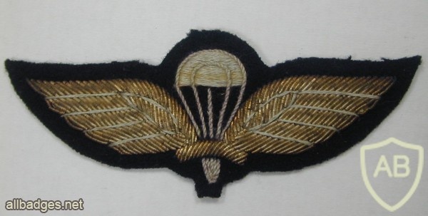 Ethiopian parachutist wings, cloth img8205