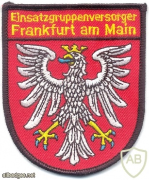 GERMANY Navy - A 1412 "Frankfurt am Main" combat support ship crew sleeve patch img8412