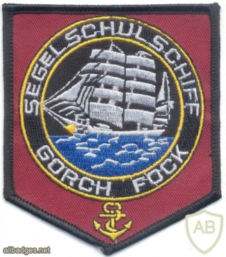 GERMANY Navy - A60 "Gorch Fock" training ship crew sleeve patch img8409