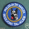 Malta police canine unit patch
