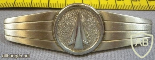 Rocket and missile personnel badge, silver img9153