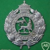 Ethiopia police cap badge, before revolution