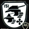 151st Tank Battalion badge, type 2 img9271
