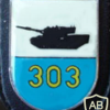 303rd Tank Battalion badge, type 2