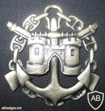 Estonia coastal defence cap badge img9422