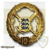 Estonia Ministry of defence staff cap badge