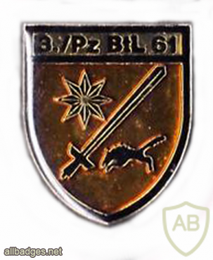 61st Tank Batallion, 3rd Company badge img9442