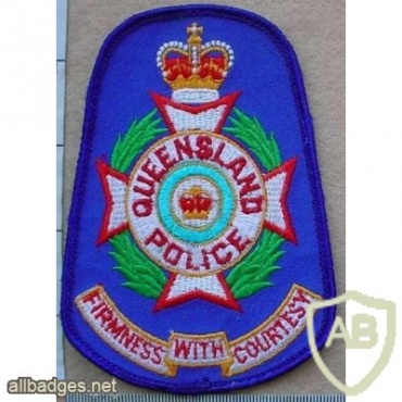 Queensland Police arm patch, type 2 img9757