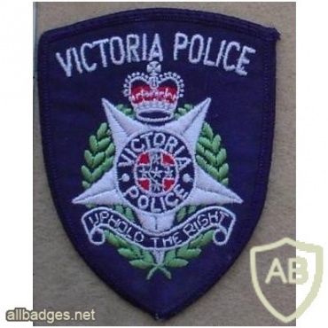 Victoria police arm patch img9751