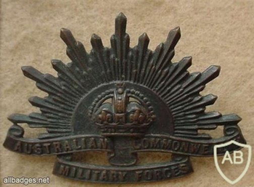 Australian Commonwealth Military Forces cap badge img9781