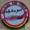 Belgian Air Force Alpha Jet flightsuit patch