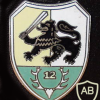 12th Armored Grenadiers Battalion badge, type 2