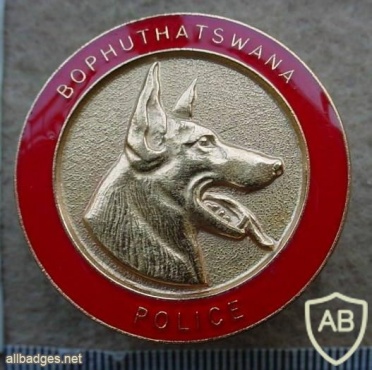 Bophuthatswana Police Dog Handler badge img9998