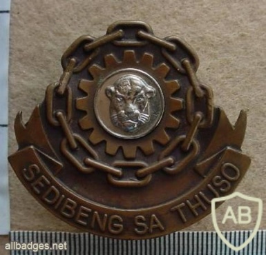 Bophuthatswana Defence Force Logistic Corps cap badge img10018