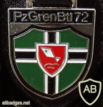 72nd Armored Grenadiers Battalion badge, type 2 img10062