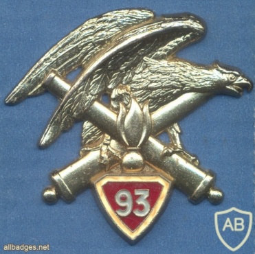 FRANCE 93rd Mountain Artillery Regiment pocket badge img10138