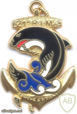 FRANCE 21st Marine Infantry Regiment pocket badge img10142