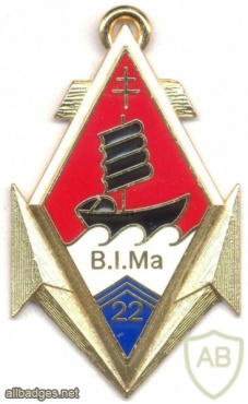 FRANCE 22nd Marine Infantry Battalion pocket badge img10144
