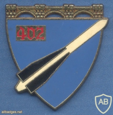 FRANCE 402nd Anti-Aircraft Artillery Regiment pocket badge img10140