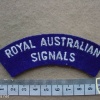 Royal Australian Signals shoulder title img10208