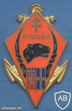 FRANCE 6th Overseas Interarms Regiment pocket badge img10169