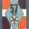 FRANCE 57th Infantry Regiment pocket badge img10167