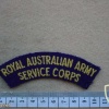 Royal Australian Army Service Corps shoulder title img10203