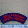 Royal Australian Corps of Transport shoulder title img10204