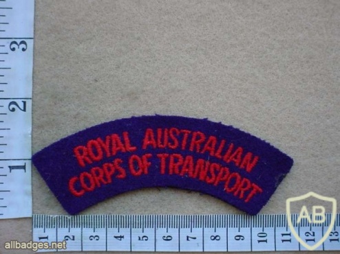 Royal Australian Corps of Transport shoulder title img10204
