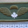 Canadian army paratrooper wings, green