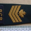 Royal Canadian Regt Sergeant rank epaulette