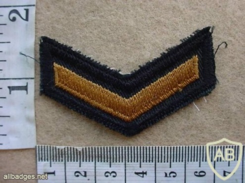 Canadian Lance Corporal rank badge, work dress img10367