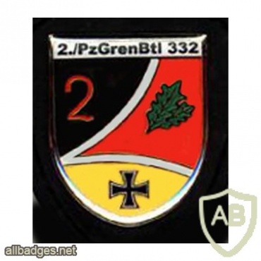  332nd Armored Grenadiers Battalion badge, 2nd Company img10302