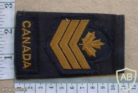 Canadian Army Sergeant rank epaulette img10363