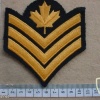 Canadian Sergeant rank badge