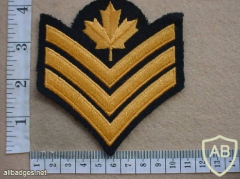 Canadian Sergeant rank badge img10370