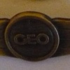Geographist badge, bronze