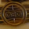 Geographist badge, gold img10341