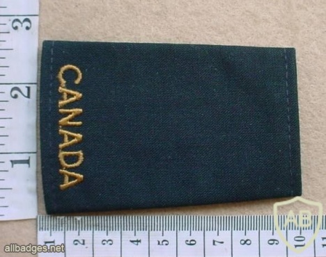 Canadian Army rank epaulette img10362