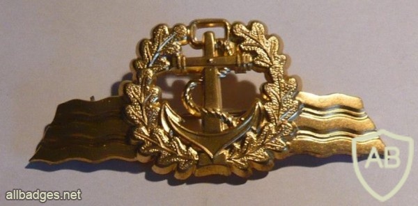 Sailors qualification badge, gold img10354