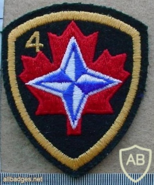 Canadian Army 4 Brigade arm patch img10386