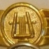Military band personnel badge, gold img10344