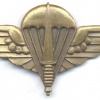 BELGIUM Para-Commando Parachutist beret badge, bronze