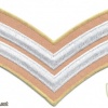 KUWAIT Police Corporal sleeve rank, white on desert tan