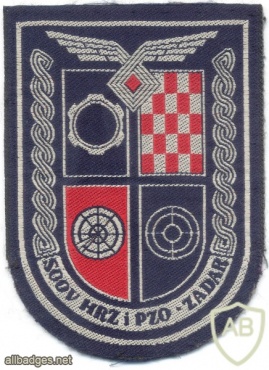 CROATIA Air Force and Air Defence Training Center, Zadar sleeve patch img10422