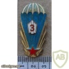 Czechoslovakia 3rd Class Paratrooper badge, numbered