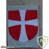 Denmark National arm patch, worn by troops serving with United Nations img10606