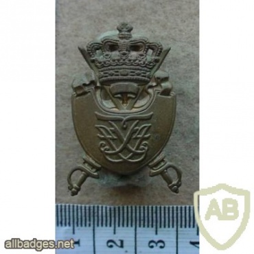 Danish Army Officers School cap badge img10610