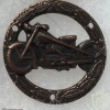 Danish Army motorcyclist qualification badge, bronze img10636